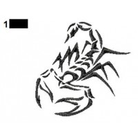 Scorpion Tattoo Embroidery Design 05